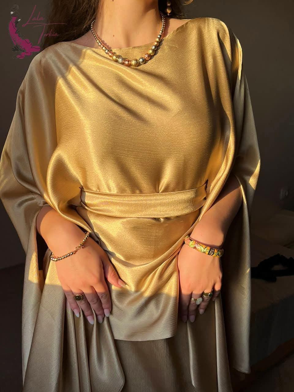 Enssemble "Mlahfa Inspo" Gold "
