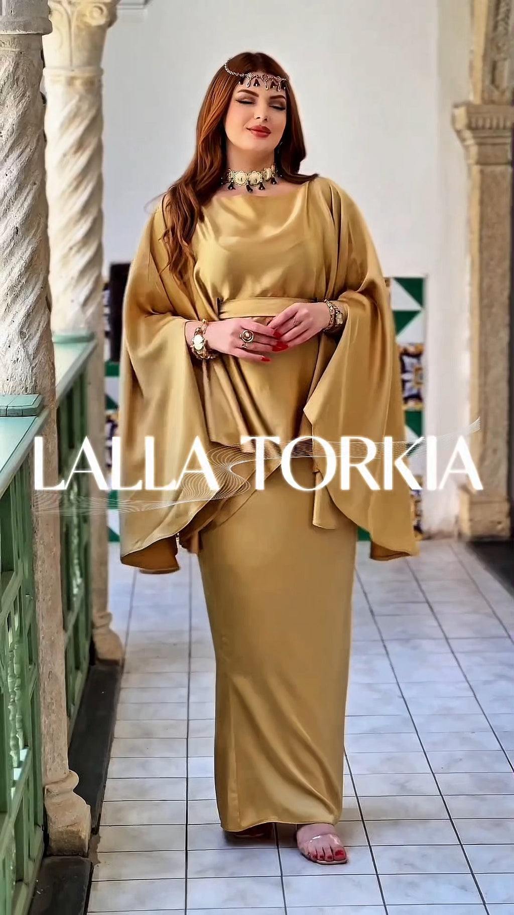Enssemble "Mlahfa Inspo" Gold "