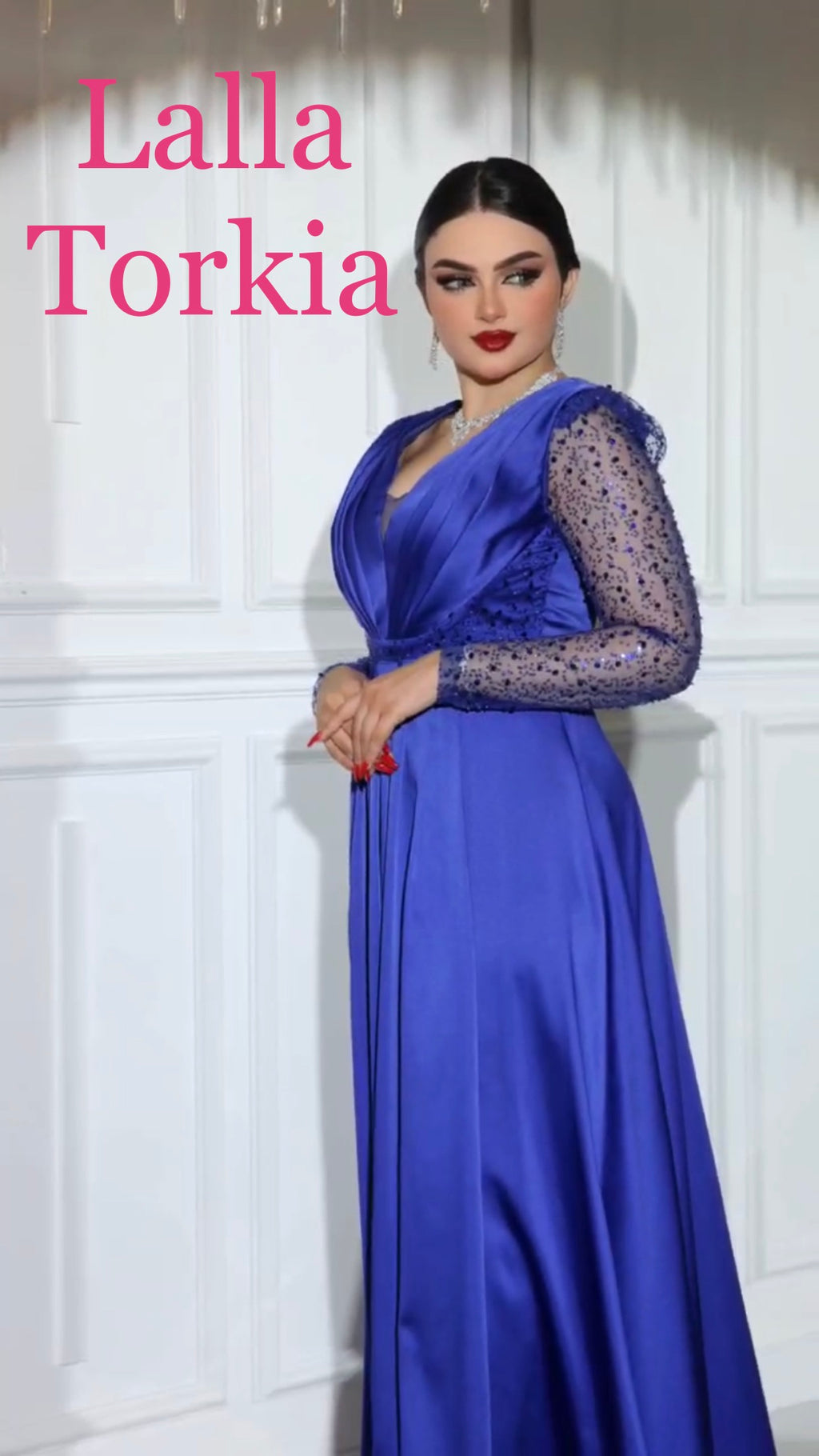 La Robe "DIVA" ( Bleu)