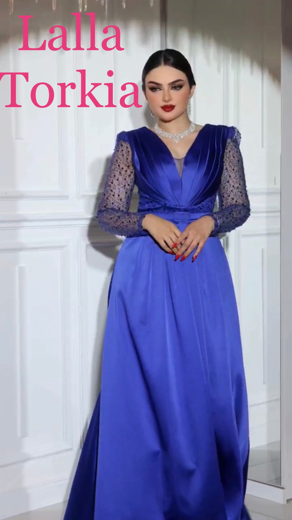 La Robe "DIVA" ( Bleu)