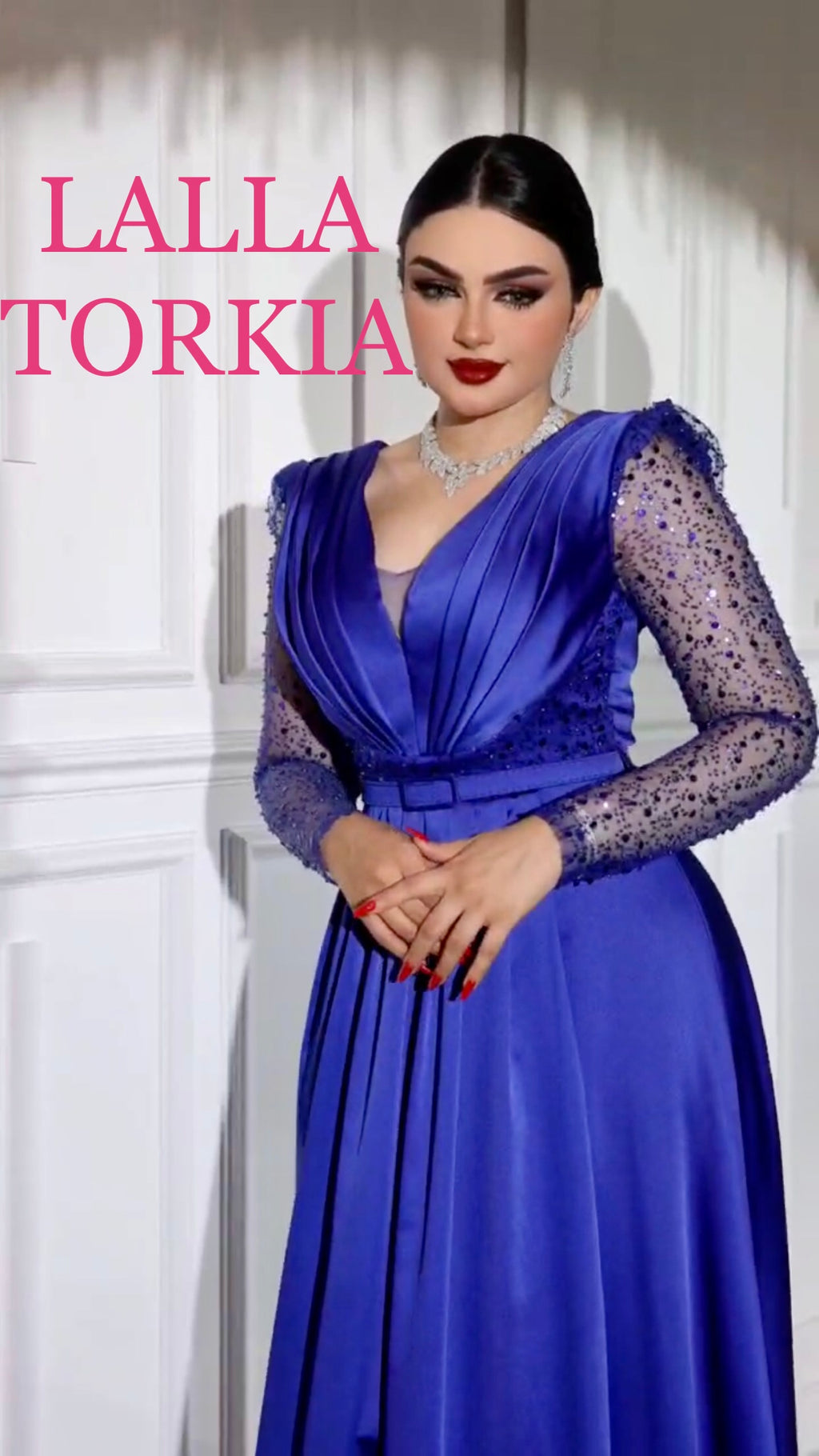 La Robe "DIVA" ( Bleu)